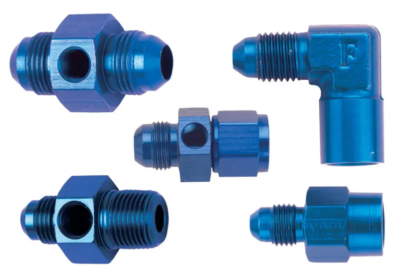 Fragola Inline Gauge Adapter – -6An Male To 1/4" Npt Female 1
