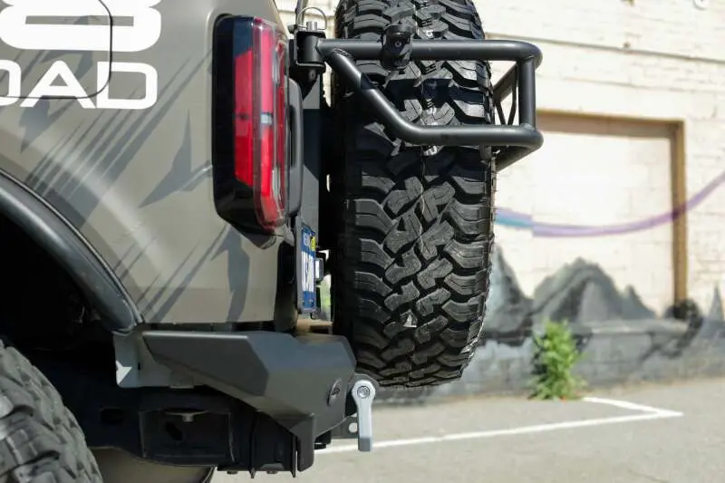 Dv8 Offroad Competition Series Rear Bumper For 2021+ Ford Bronco 1