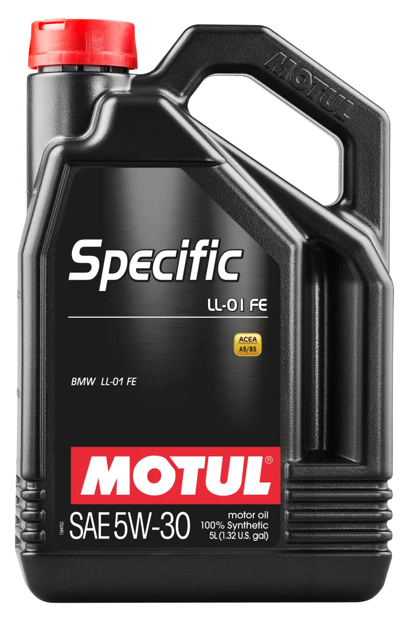 Motul 5L Synthetic Engine Oil – Bmw Ll-01 Fe Certified, 5W-30 Viscosity 1