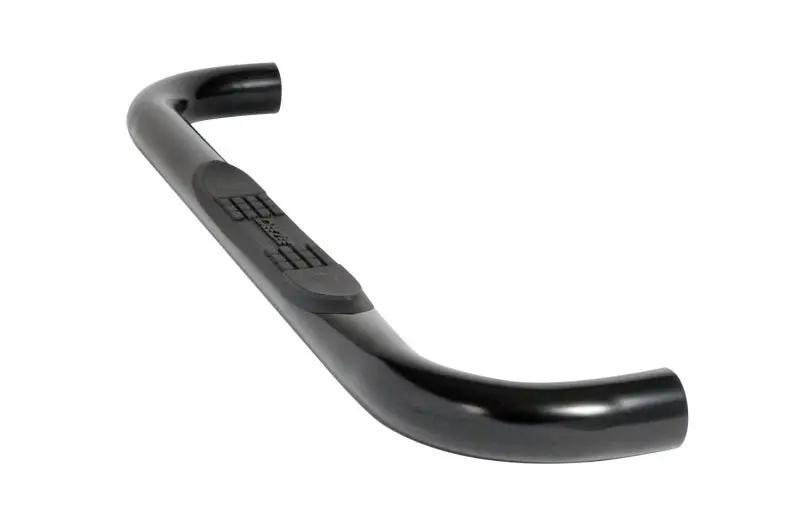 Deezee Round Black Steel Step Bars For 1999–2016 Ford Super Duty – 3" Diameter, Regular Cab Fit 1