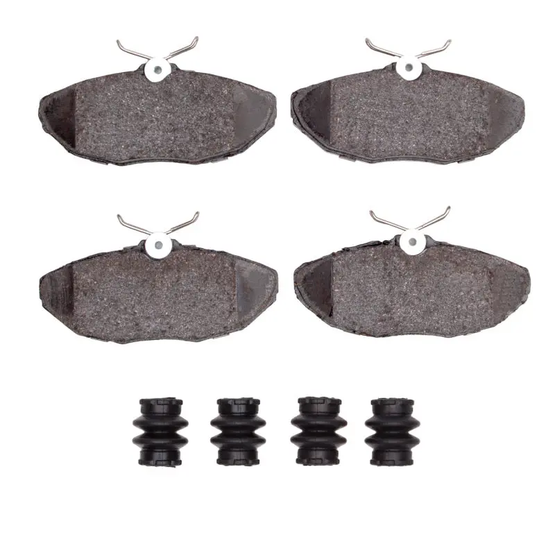 R1 Rear Semi-Metallic Brake Pad & Hardware Kit For 2000–2006 Dodge Viper 1
