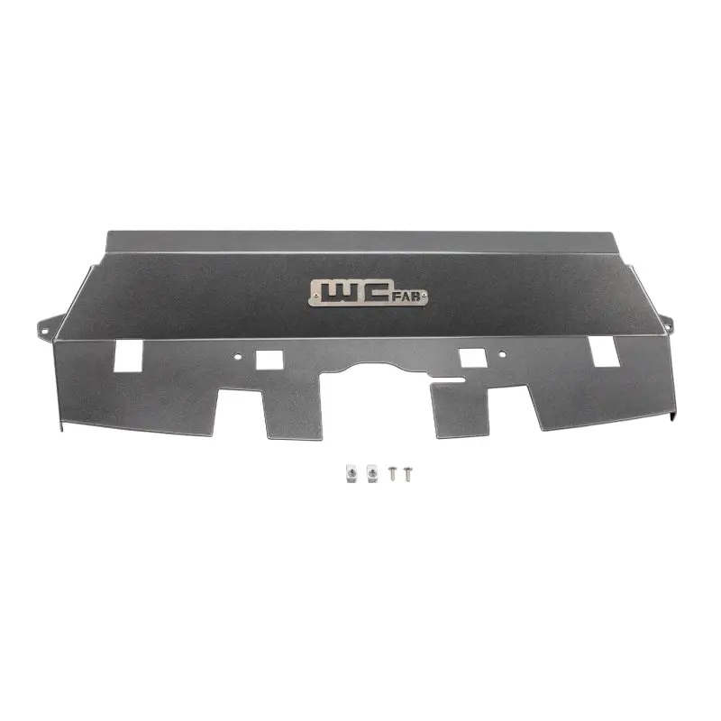 Wehrli Fabricated Aluminum Radiator Cover For 2010–2012 Dodge Ram Cummins – Wcfab Grey 1
