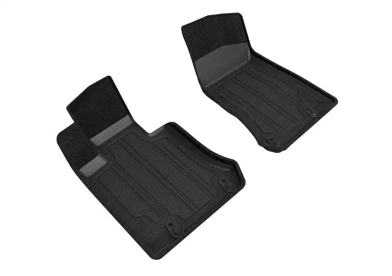 3D Maxpider Elegant Hybrid First-Row Floor Mat For 2016–2021 Mercedes-Benz Glc-Class (X205) – Black 1