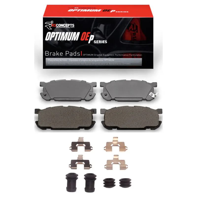 R1 Rear Brake Pad & Hardware Kit For 2001–2005 Mazda Mx-5 Miata (Oe-Optimized) 1