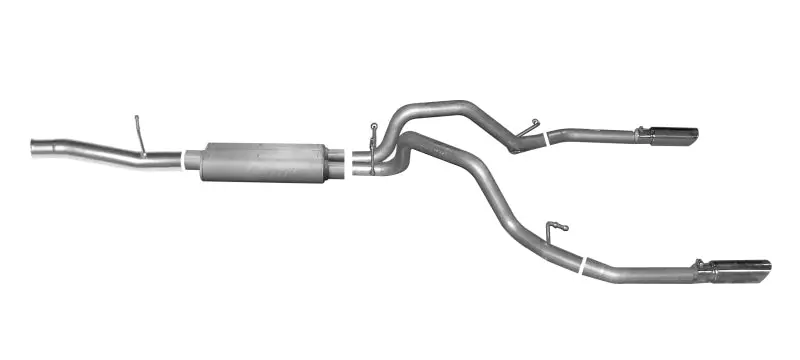 Gibson Stainless Steel Cat-Back Dual Exhaust System For 2010–2013 Gmc Sierra 1500 Sle (4.8L) 1
