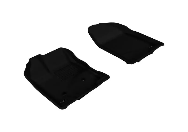 3D Maxpider Custom All-Weather Floor Mat Set For 2007–2014 Ford Edge First Row – Black 1